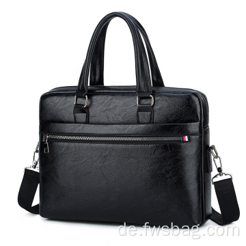 Leder Businessbag Men Leder Aktentasche